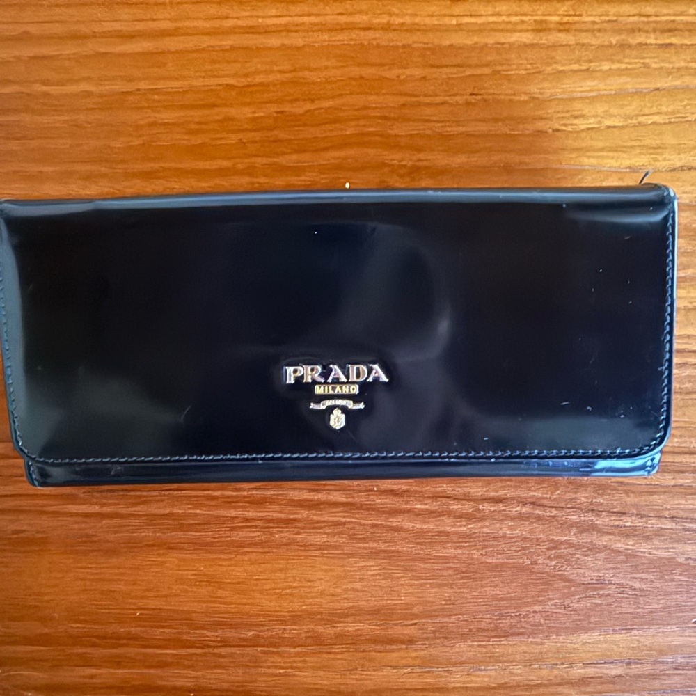 Prada Black Leather Wallet